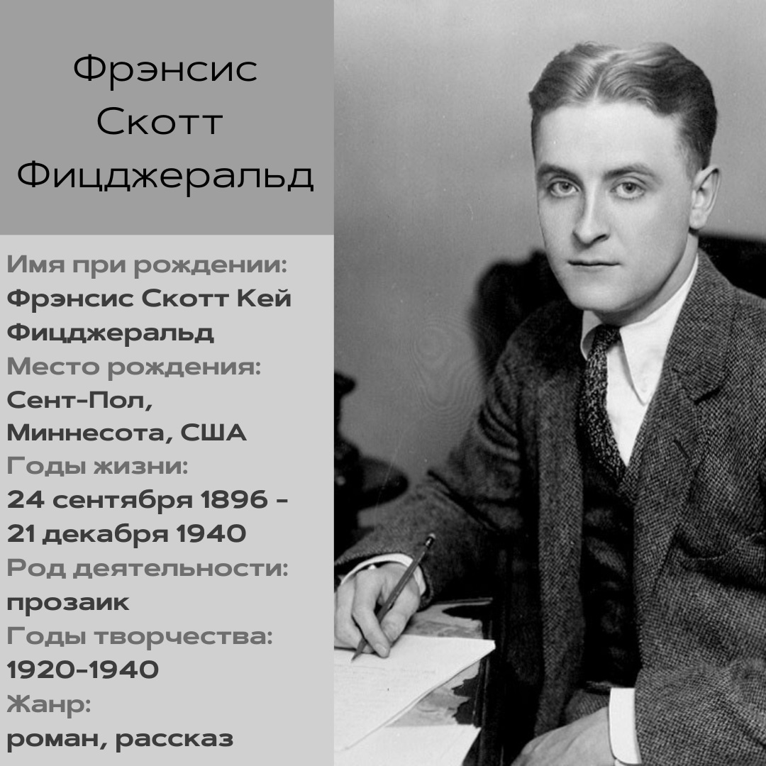 F scott fitzgerald drag